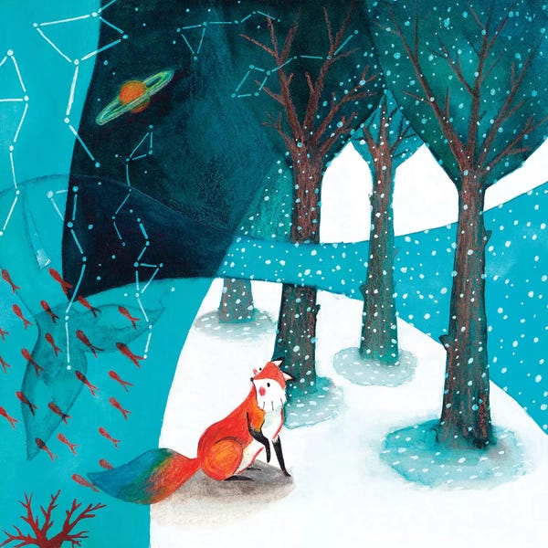 The Cosmic Whale: Fox And Whale V by The Cosmic Whale