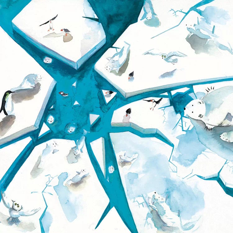 Arctic by The Cosmic Whale wall art