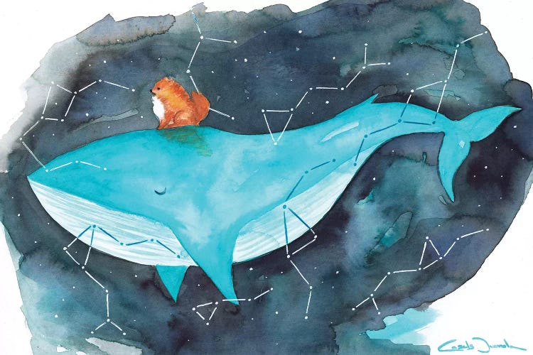 Pomi Whale by The Cosmic Whale wall art