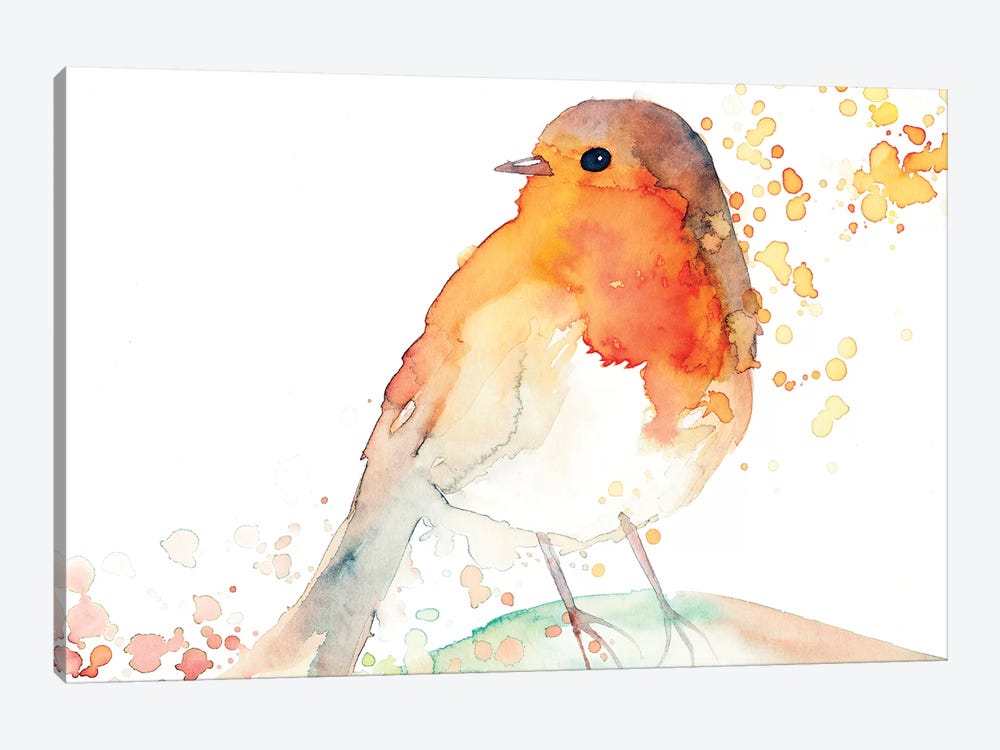 Robin Bird by The Cosmic Whale 1-piece Art Print