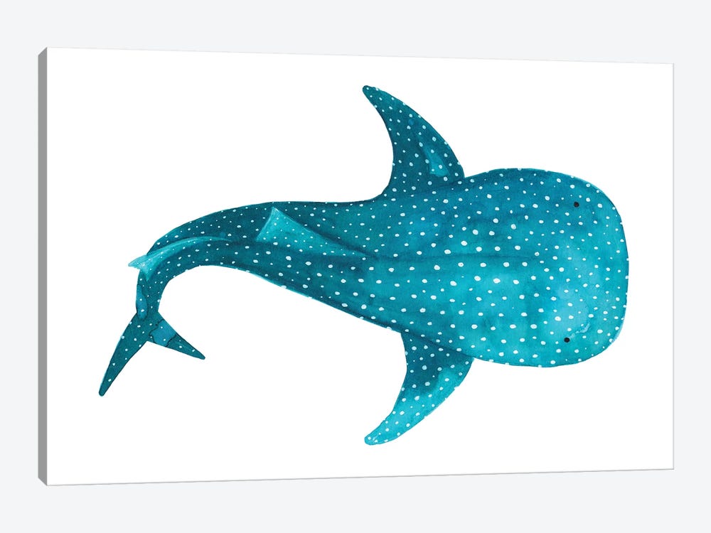 Whale Shark II by The Cosmic Whale 1-piece Canvas Wall Art