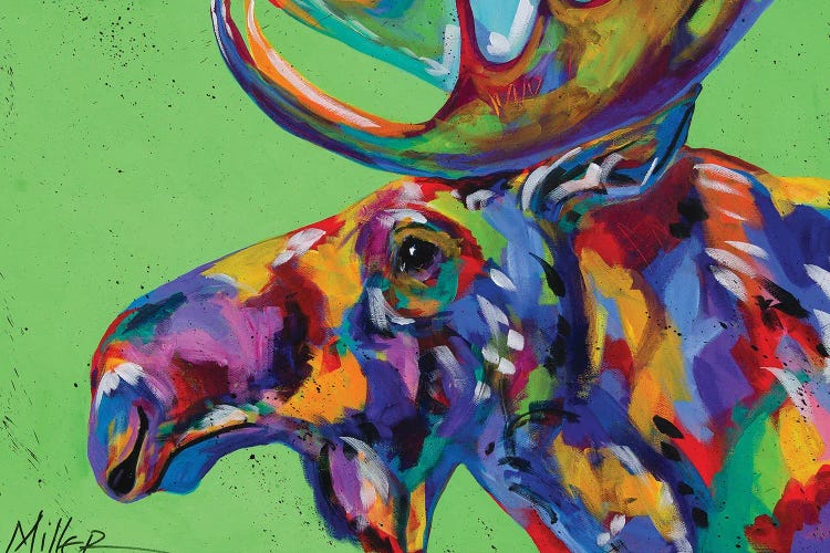 Rocky Mountain Moose by Tracy Miller wall art