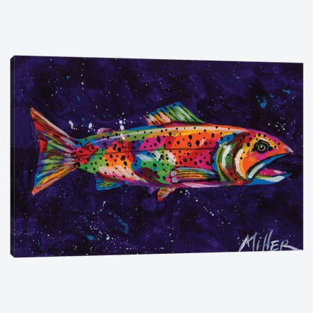 Static Trout Canvas Print #TCY118} by Tracy Miller Canvas Print