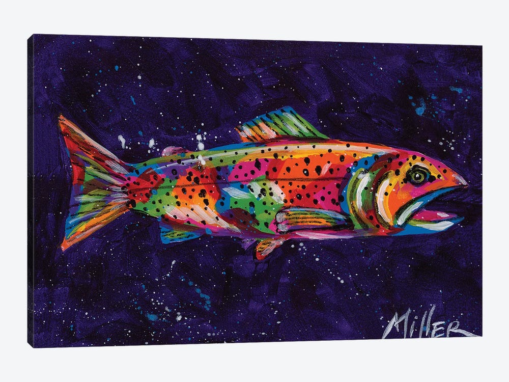 Static Trout by Tracy Miller 1-piece Canvas Art Print