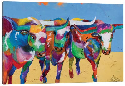 Stampede Canvas Art Print - Homage to The Fauves