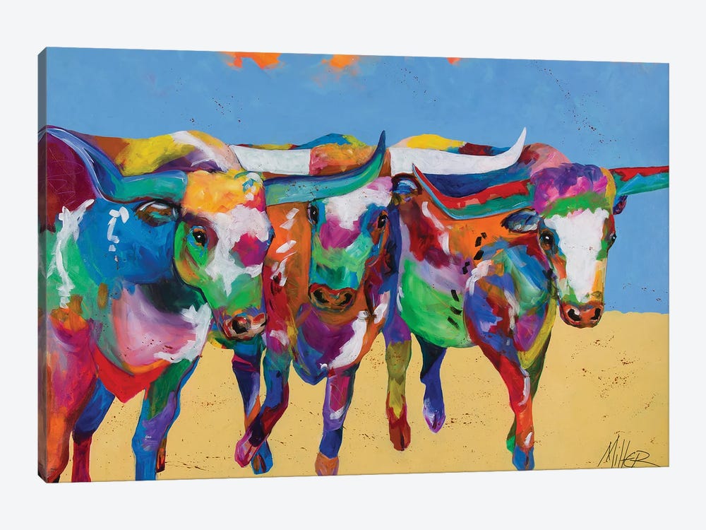 Stampede by Tracy Miller 1-piece Canvas Print