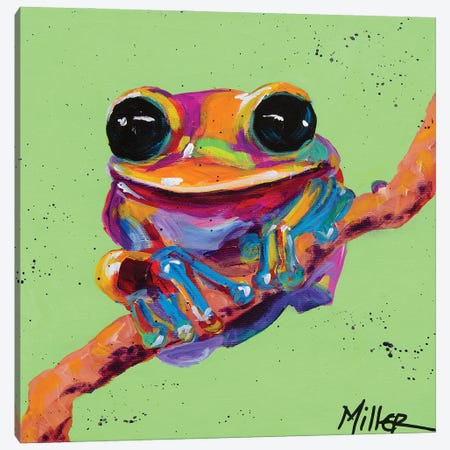 Tree Frog Canvas Print #TCY131} by Tracy Miller Canvas Art Print
