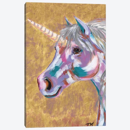 Unicorn Canvas Print #TCY132} by Tracy Miller Art Print