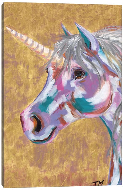 Unicorn Canvas Art Print - Tracy Miller