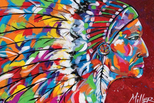 Native American Décor: War Bonnet by Tracy Miller