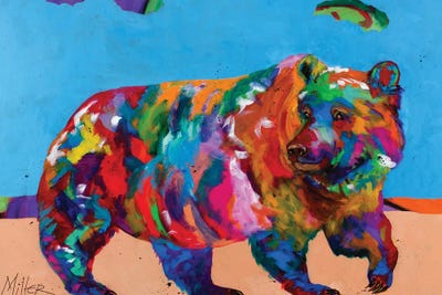 Grizzly Days of Summer by Tracy Miller canvas print