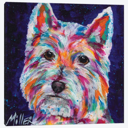 Westie Canvas Print #TCY146} by Tracy Miller Canvas Art Print