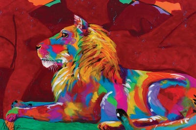 King Lion by Tracy Miller framed wall art