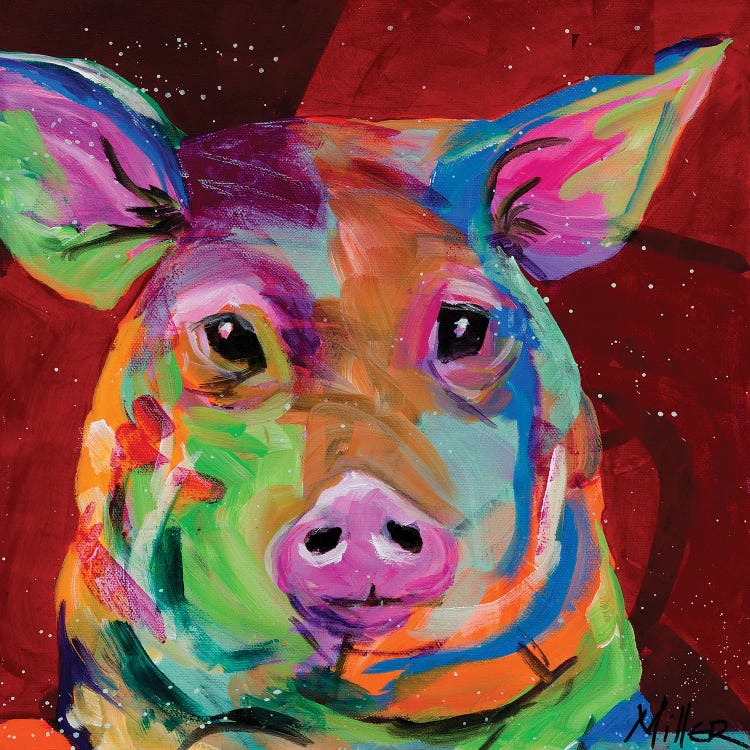 Oink! by Tracy Miller wall art