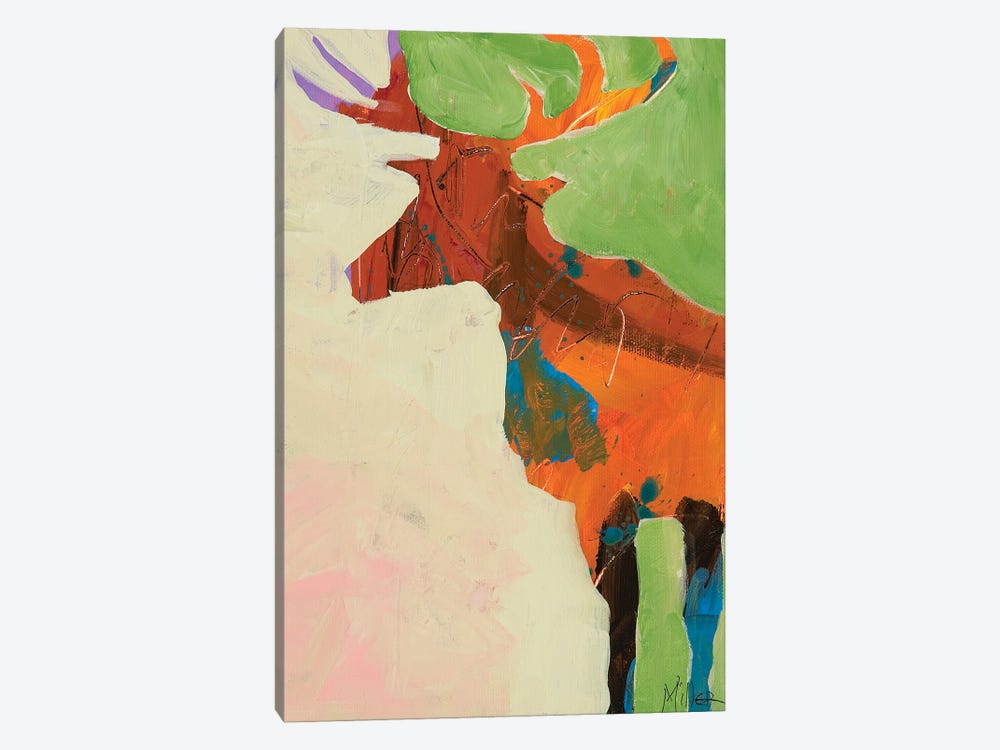 Elk Slumber by Tracy Miller 1-piece Canvas Print