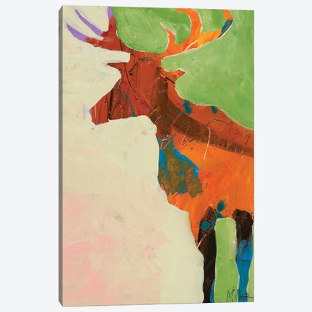 Elk Slumber Canvas Print #TCY167} by Tracy Miller Art Print