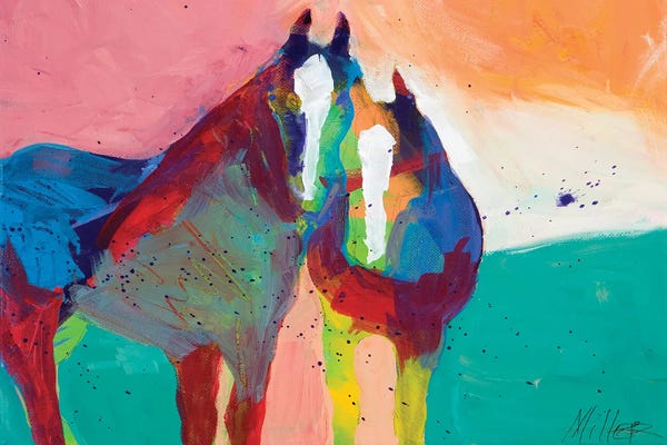 Homage To The Fauves: Nuzzling by Tracy Miller