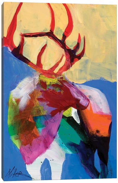 Elk Essence Canvas Art Print - Elk Art