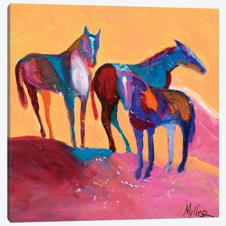 Tres Amigos Canvas Print #TCY195} by Tracy Miller Canvas Artwork