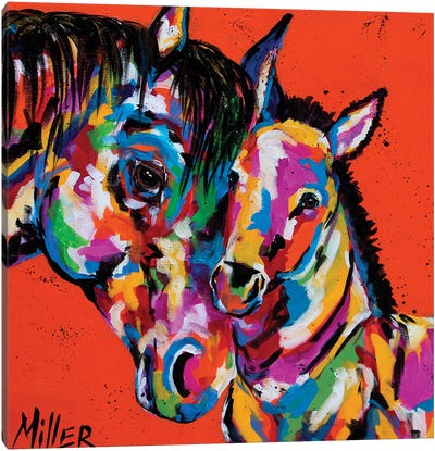 A Mother's Love Canvas Art Print - Tracy Miller