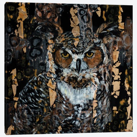 Night Owl Canvas Print #TCY204} by Tracy Miller Canvas Artwork