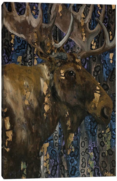 Twig Eater Canvas Art Print - Moose Art