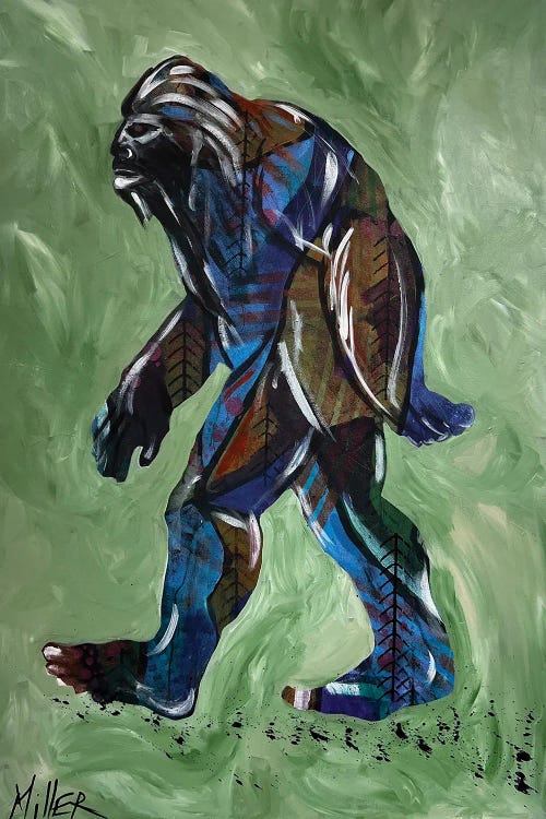 Bigfoot by Tracy Miller wall art