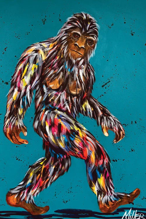 Squatchin by Tracy Miller wall art