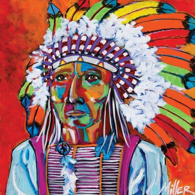 Big Chief by Tracy Miller canvas print