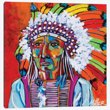 Big Chief Canvas Print #TCY32} by Tracy Miller Canvas Art Print