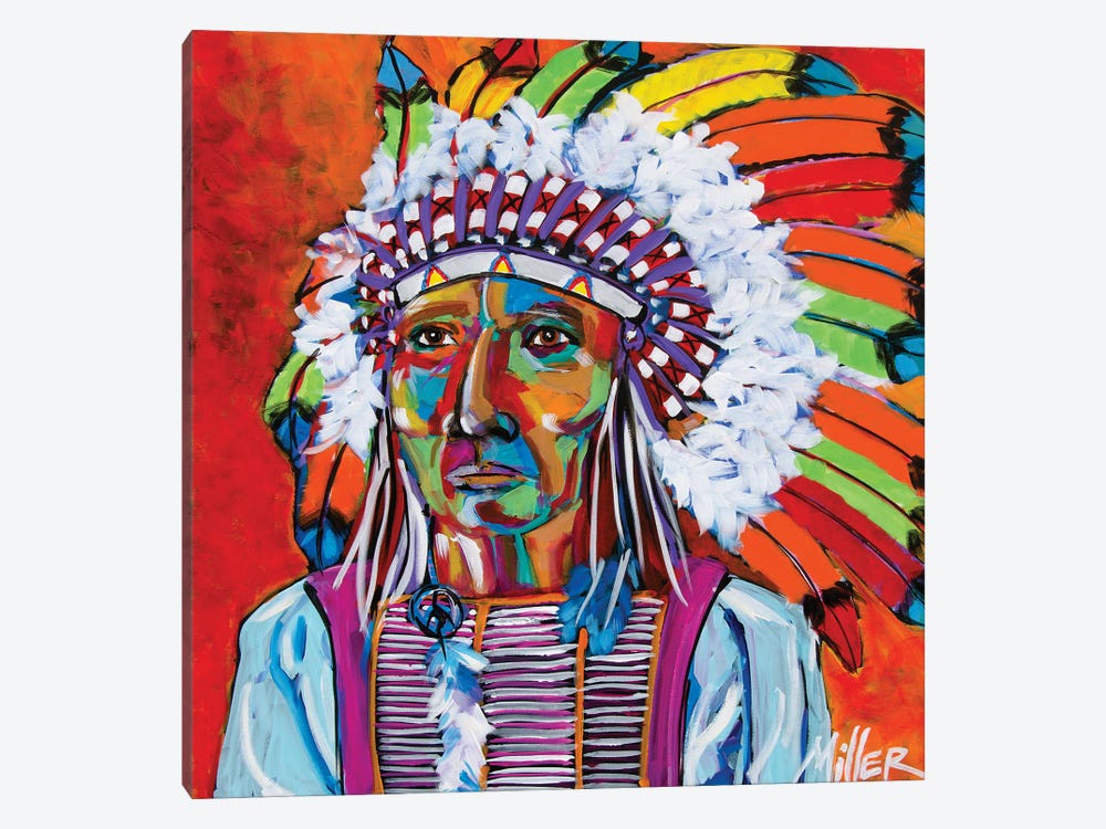 Big Chief by Tracy Miller 1-piece Canvas Wall Art