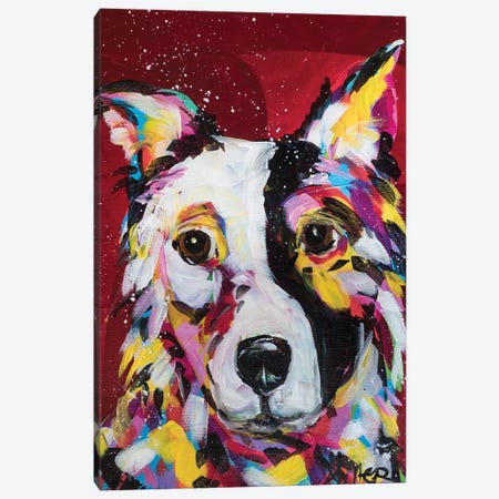 BorderCollie Canvas Print #TCY35} by Tracy Miller Canvas Art