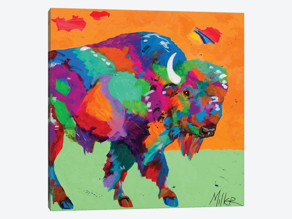 Buffalo Glow by Tracy Miller 1-piece Art Print