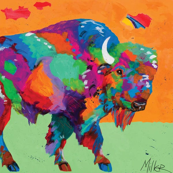 Bison & Buffaloes: Buffalo Glow by Tracy Miller