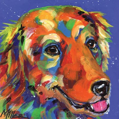 Gus the Golden by Tracy Miller framed wall art