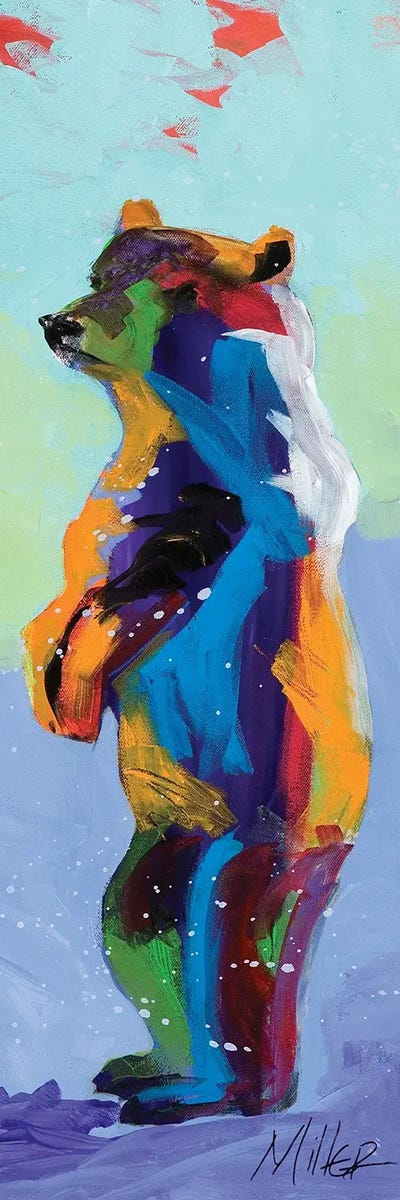 Just Lookin Around by Tracy Miller framed canvas print