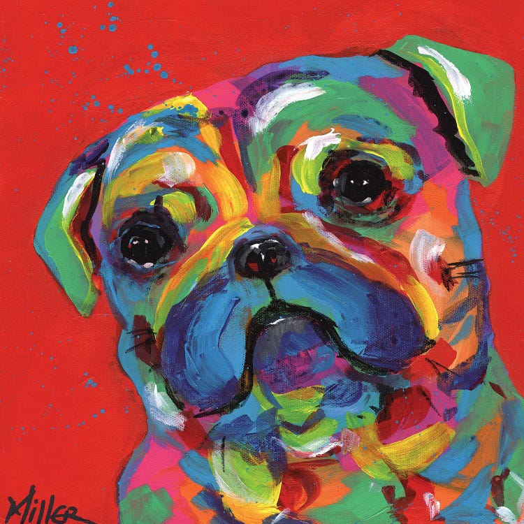 Polly Pug by Tracy Miller wall art