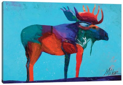 Mystic Moose Canvas Art Print - Moose Art