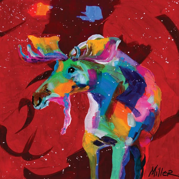 Moose: Red Sky by Tracy Miller