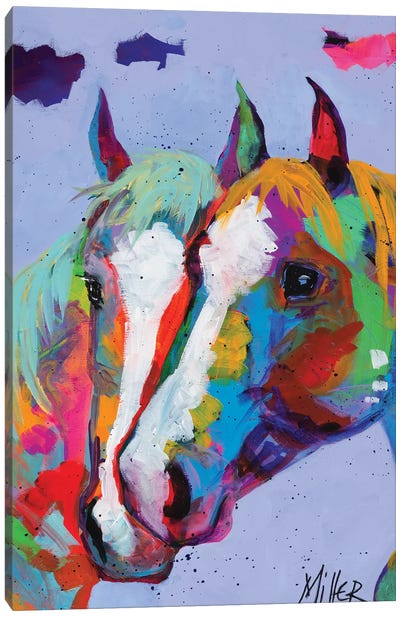 Pardners Canvas Art Print - Tracy Miller