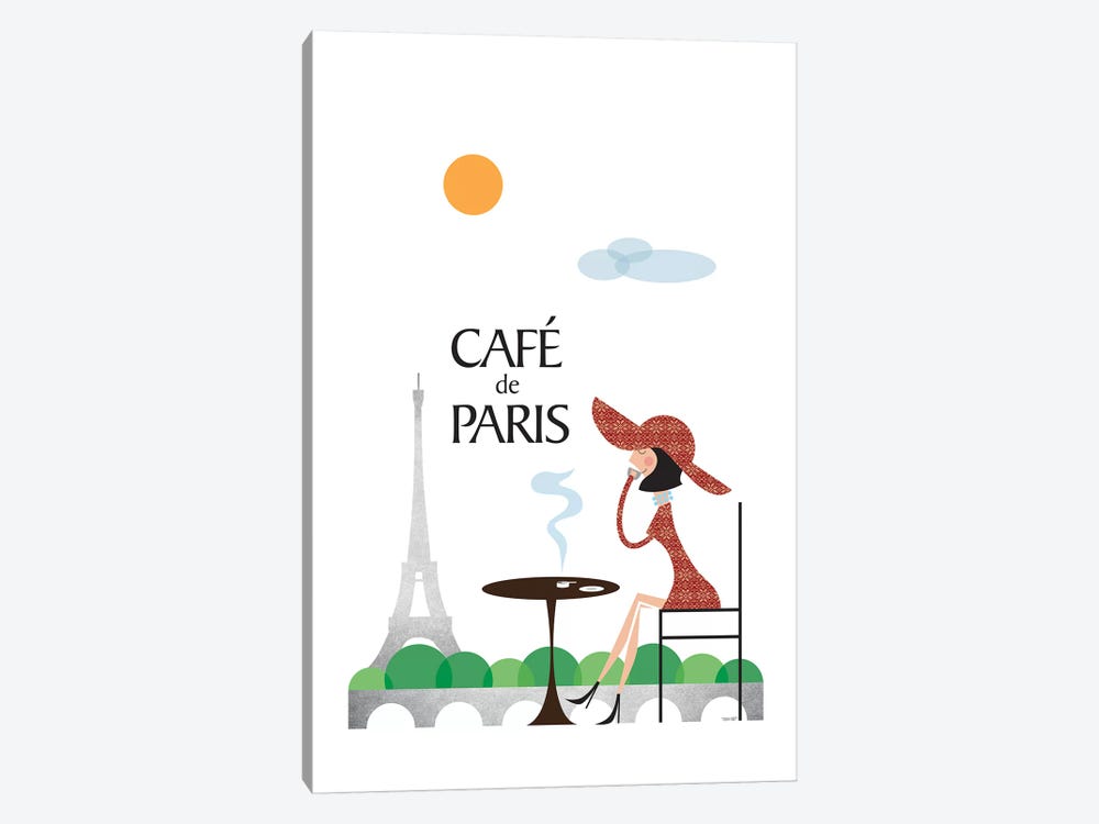 Café de Paris by TomasDesign 1-piece Canvas Art