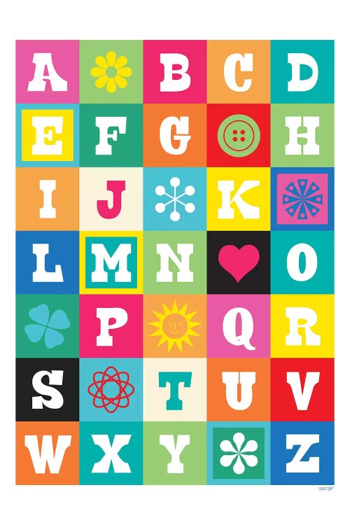 ABC by TomasDesign wall art