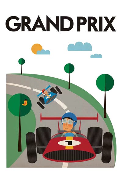 Kids Sports Art: Grand Prix by TomasDesign
