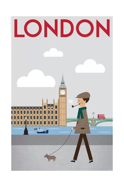 Kids Transportation Art: London by TomasDesign