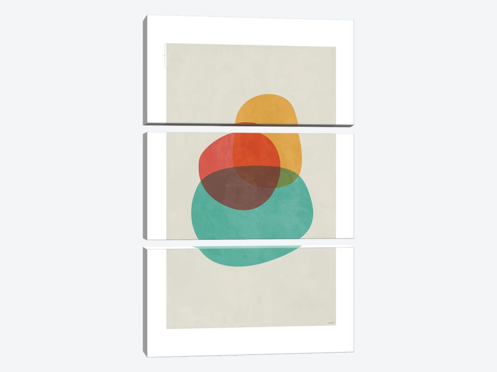 Modern Abstract II by TomasDesign 3-piece Art Print