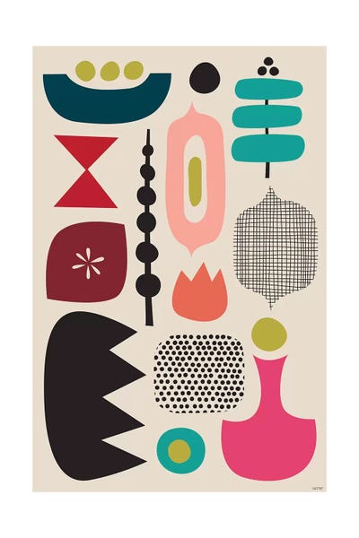 Scandinavian Office: Modern Abstract IV by TomasDesign