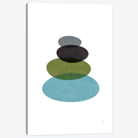 Modern Stones Canvas Print #TDE55} by TomasDesign Canvas Art Print
