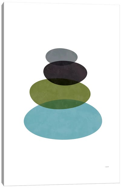 Modern Stones Canvas Art Print - TomasDesign