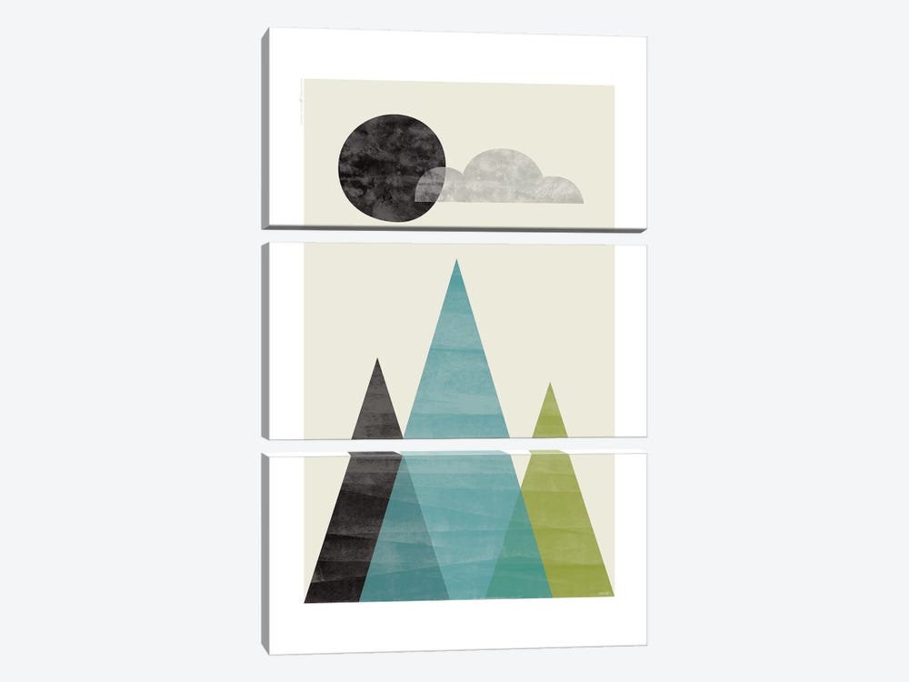 Mountains I by TomasDesign 3-piece Art Print
