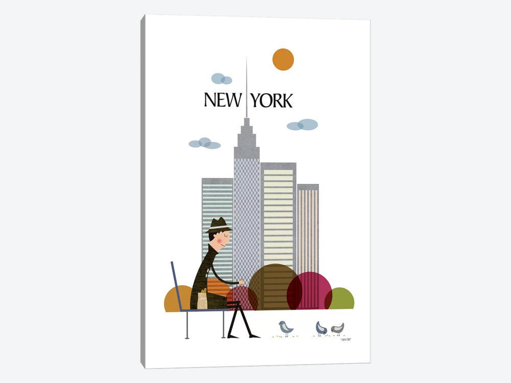 New York by TomasDesign 1-piece Art Print